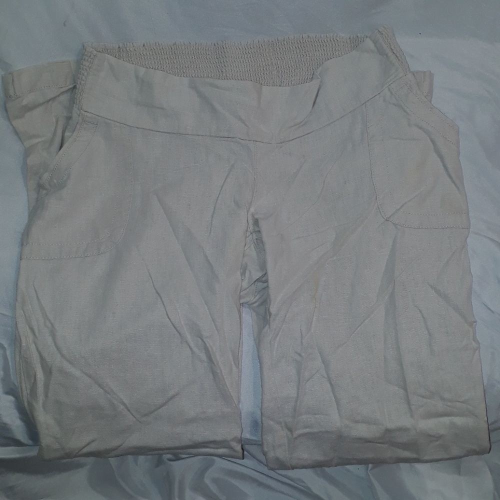 Motherhood Maternity Off White Pants Size Medium